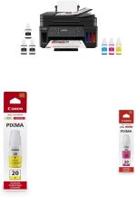 Canon G7020 All-in-One Printer Home Office | Wireless Supertank (Megatank) Printer | Copier | Scan, | Fax and ADF with Mobile Printing, Black